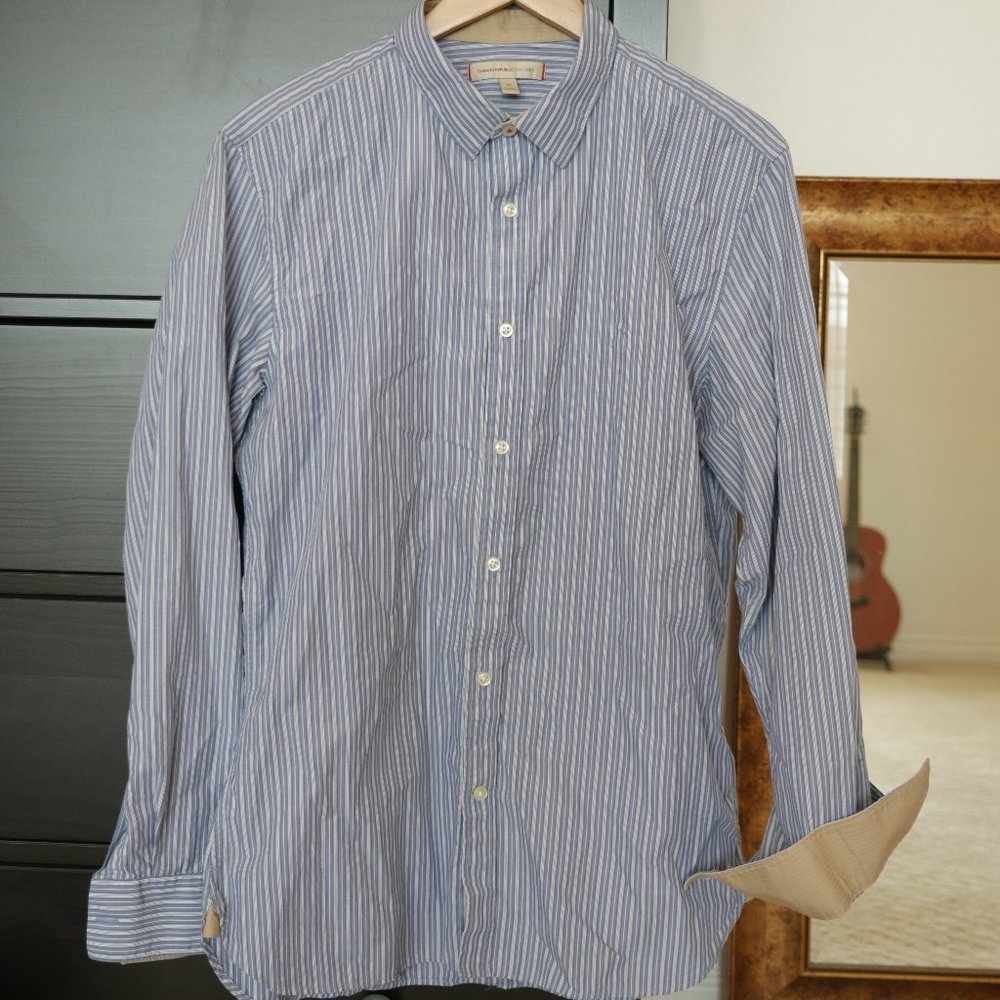 Banana Republic Men's Heritage Striped L/S Shirt